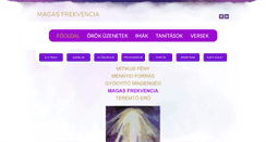 Desktop Screenshot of magasfrekvencia.com