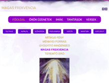 Tablet Screenshot of magasfrekvencia.com